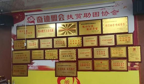 善为慈善基金会慈善奖牌